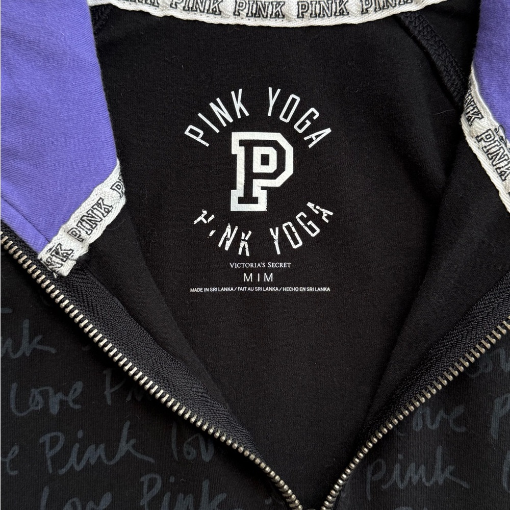 VS PINK Yoga | 3/4 Zip Up | Medium - Picture 6 of 6